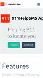 Mobile Screenshot of 911helpsms.com