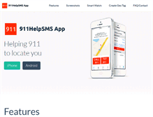 Tablet Screenshot of 911helpsms.com